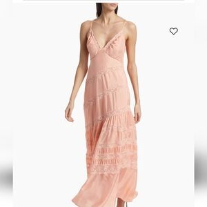 Loveshackfancy Elegant Pink Lace Dress